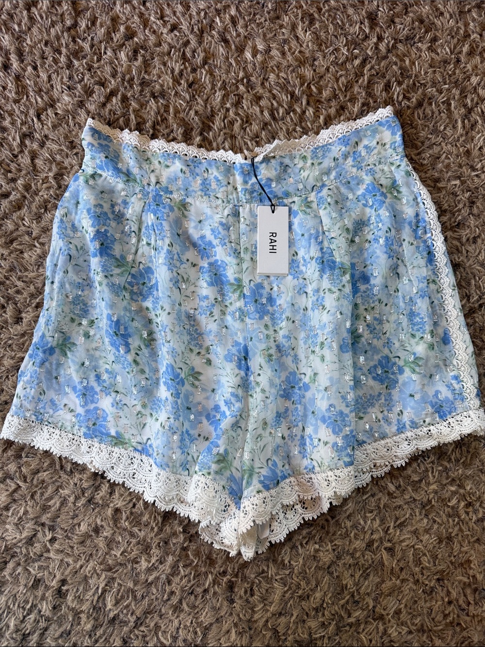 Rahi Floral Lace detail Shorts NWT